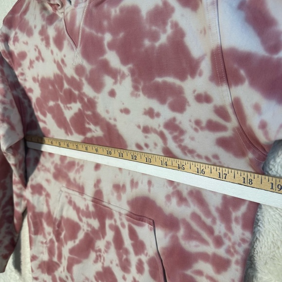 Lululemon All Yours Hoodie Marmoleado Tie Dye Women’s 4 Fleece Rose Pink Yoga - Picture 8 of 9